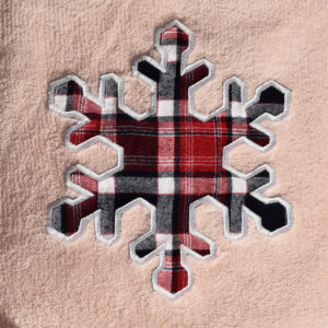 Snowflake Applique Embroidery Design