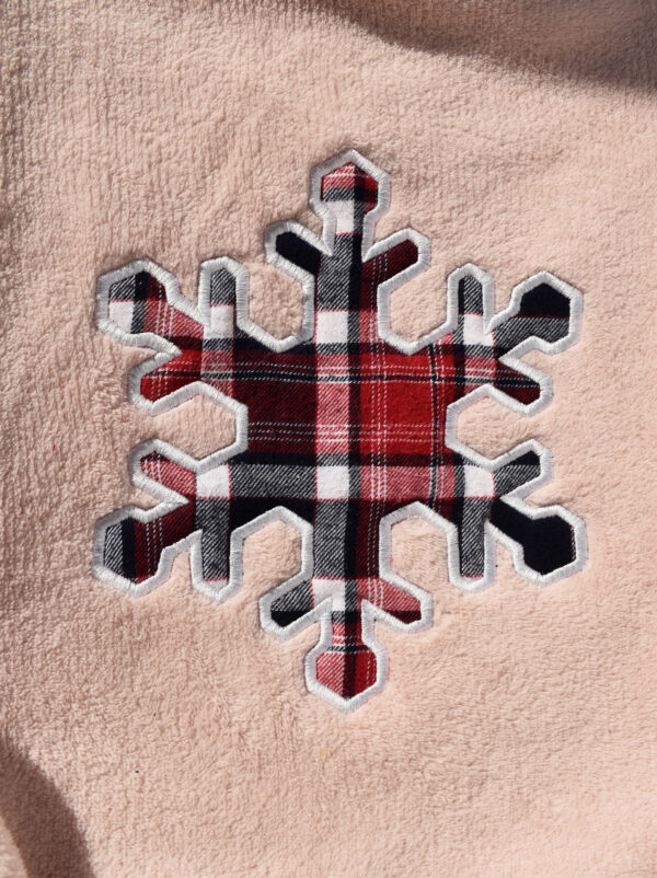 Snowflake Applique Embroidery Design